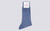 Mens Socks | Malange Fleck Blue Cotton Socks | Grenson - Main View