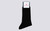 Mens Socks | Black Waffle Socks in Wool | Grenson - Main View