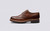 Grenson Archie in Tan Hand Painted Calf Leather - Side View