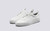 Grenson Sneaker 1 Men's in White Calf Leather - 3 Quarter View