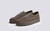 M.I.E. Oxford Sneaker | Womens Sneaker in Taupe Suede | Grenson - Main View
