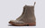 The Rack L12 | Womens Boots in Rugged Suede | Grenson - Side View