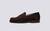 Epsom | Mens Loafers in Burnt Oak Suede | Grenson - Side View