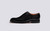 Westminster | Mens Brogues in Black Leather | Grenson - Side View