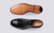Canterbury | Mens Brogues in Black Leather | Grenson - Top and Sole View