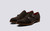 Hanbury | Mens Monk Strap Shoes in Burnt Oak Suede | Grenson - Main View