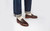 Jago | Mens Loafers in Brown Grain Leather | Grenson - Lifestyle View