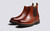 Colin | Chelsea Boots for Men in Tan Leather | Grenson - Main View