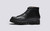 Augustus | Mens Monkey Boots in Black Colorado | Grenson- Side View
