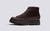 Augustus | Mens Monkey Boots in Brown Leather | Grenson - Side View