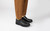 Archie | Mens Brogues in Black Grain Leather | Grenson - Lifestyle View