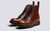 Dudley | Mens Boots in Tan with Rubber Sole | Grenson - Main View