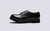 Darryl | Mens Derby Shoes in Black with Rubber Sole | Grenson - Side View