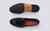 Lloyd | Mens Loafers in Black with Rubber Grips | Grenson - Top and Sole View