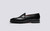 Lloyd | Mens Loafers in Black with Rubber Grips | Grenson - Side View