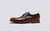 Gardner | Mens Derby Shoes in Vintage Tan Leather | Grenson - Side View