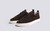 Sneaker 1 | Mens Sneakers in Dark Brown Suede | Grenson - Main View