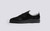 Sneaker 1 | Mens Sneakers in Black Vintage Grain | Grenson - Side View