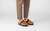 Dale | Clog Sandals for Men in Brown with Shearling | Grenson - Lifestyle View