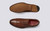 Grenson Bert in Tan Hand Painted Calf Leather - Sole & Upper View