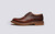 Archie | Mens Brogues in Brown Triple Welt | Grenson - Side View