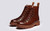 Brady | Hiker Boots for Men in Tan Leather | Grenson - Main View