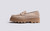 Philomena | Loafers for Women in Stone Leather | Grenson - Side View
