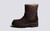 Buffy | Womens Pull On Boot in Dark Brown | Grenson - Side View