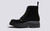 Denver | Womens Boots in Black Hi Shine Leather | Grenson - Side View