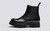 Harlow | Chelsea Boots for Women in Black Leather | Grenson - Side View
