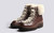 Nettie | Hiker Boots for Women in Brown Shearling | Grenson - Main View