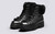 Nettie | Hiker Boots for Women in Black with Shearling | Grenson - Main View