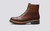 Grenson Joseph in Tan Hand Painted Calf Leather - Side View