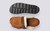 Dotty | Clog Sandals for Women in Brown with Shearling | Grenson - Top and Sole View