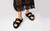 Flora | Womens Sandals in Black with Shearling | Grenson - Lifestyle View