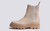 Milly | Chelsea Boots for Women in Stone Leather | Grenson - Side View