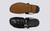 Quincy | Mens Sandals in Black Calf Leather | Grenson - Top and Sole View