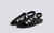 Queenie | Womens Sandals in Black Leather | Grenson - Main View