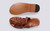 Queenie | Womens Sandals in Tan Handpainted Leather | Grenson - Top and Sole View