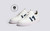 Sneaker 67 | Womens Vegan Sneakers in White and Navy | Grenson - Main View