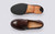 Epsom | Mens Loafers in Brown Burnished Leather | Grenson - Top and Sole View
