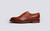 Westminster | Mens Brogues in Mahogany Leather | Grenson - Side View