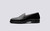 Grenson Bartlett in Black Calf Leather - Side View
