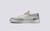 Grenson M.I.E. Sneaker Men's in White Suede/Nubuck - Side View
