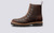 Grenson Brady in Brown Oily Pull Up Grain - Side View
