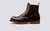 Grenson Shoe 9 in Brown Hi Shine Leather - Side View