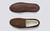 Sly | Men's Slippers in Cigar Suede | Grenson Shoes - Top and Sole View