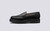 Grenson Peter in Black Calf Leather - Side View