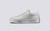 Grenson Sneaker 30 Men's in White Calf Leather - Side View
