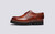 Archie | Mens Brogues in Tan Leather | Grenson - Side View